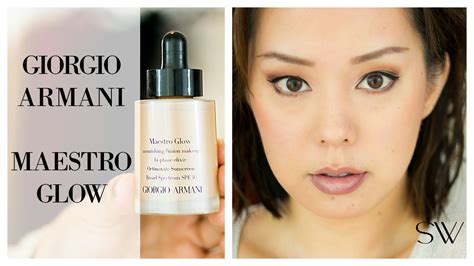 giorgio armani maestro glow dupe
